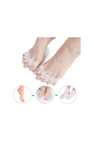 Ayak Parmağı Ayıran Silikon Hallux Valgus Önleyici Bunyon 1 Çift