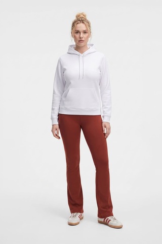 Kadın Kapüşonlu Cepli İçi Polarlı Sweatshirt Çok Renkli
