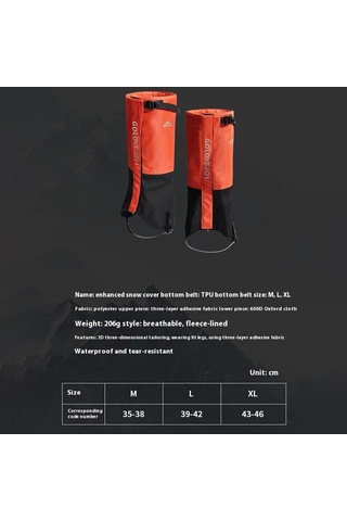 Butu Golovejoy Hx39 1 Çift Peluş Astarlı Su Geçirmez Bacak Çorapları Açık Hava Yürüyüş Tırmanma Kayak Bacak Kılıfı Koyu Gri