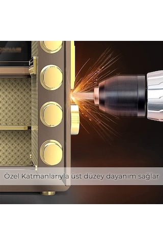Closter Clp-70 Pro-gl Profesyonel Çelik Para Kasası 70 Cm Gold
