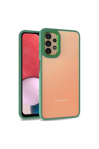 Zore Samsung Galaxy Uyumlu A53 5g Kılıf Omsy Flora Kapak - Siyah