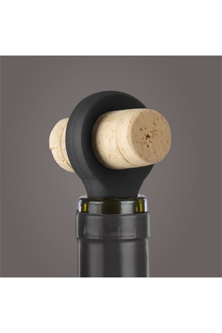 Vacu Vin Klasik Şarap Seti 4 Parça - Kutulu - Siyah