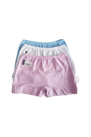 Tutku 0853 Kız Çocuk Pandora Şort 6'lı Paket Kombin Çok Renkli