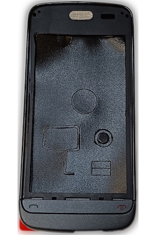 Nokia C5-03 Kasa Kapak Tuş Takımı C5-03 Uyumlu Siyah Renk Orta Ka