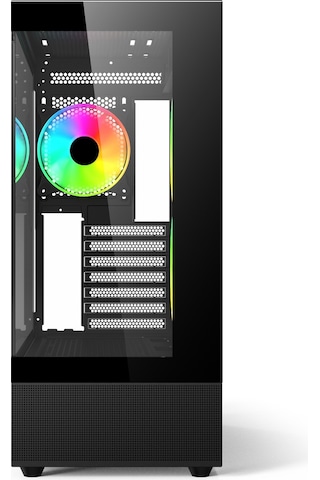 Gametech Phantom 6 x 120 MM RGB Fanlı Oyuncu Bilgisayar Kasası Siyah