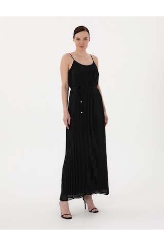 Pierre Cardin Kadın Siyah Elbise Dokuma 50301053-vr046