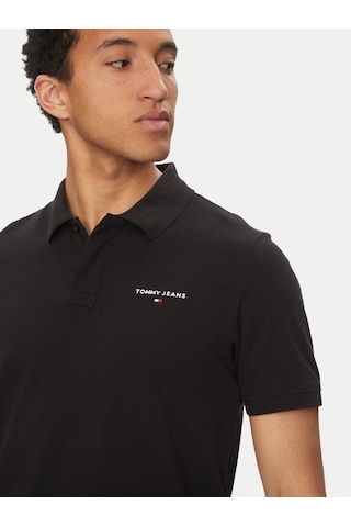 Tommy Hilfiger Tommy Hılfıger Erkek T-shırt Dm0dm20914-bds Siyah