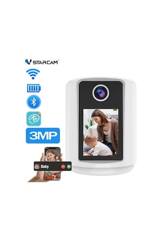 Vstarcam Cv331s 3mp Çift Yönlü Ses Wi-fi Bebek Kamera