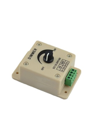 Manuel Led Dimmer 12-24v 8a Ayarlanabilir Parlaklık Kontrol