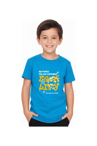 Fyk Kids Erkek Çocuk Hug People Yazili Alt-üst Takim Çok Renkli