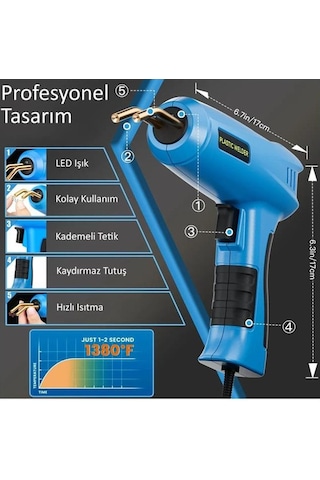 Schulzz 200 Watt 1200 Adet Tel Tampon Plastik Parça Tamir Kaynak Makinesi