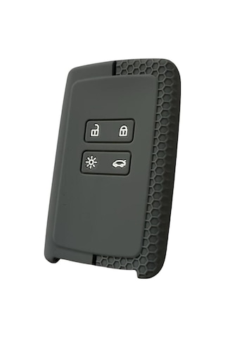 Gma Keys Renault Clio E-tech Austral Megane E-tech 4 Anahtar Koruma Kılıfı Petek Desenli Gri Siyah