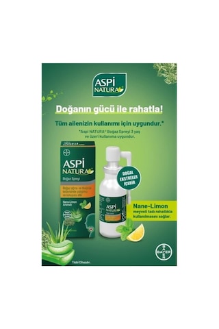 Bayer Aspi Natura Boğaz Spreyi 20 Ml