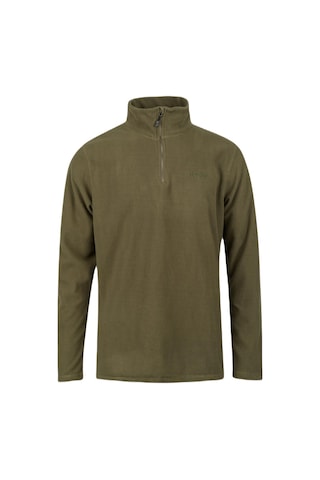 2AS Purna Yarım Fermuarlı Erkek Polar Sweatshirt Haki