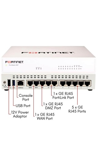 Fortinet Fortigate Fg-60f-bdl-950-60 + 5 Yıl Lisans Firewall