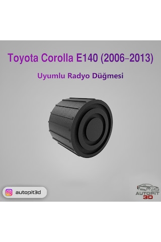 Toyota Corolla E140 2006 2013 Uyumlu Radyo Düğmesi