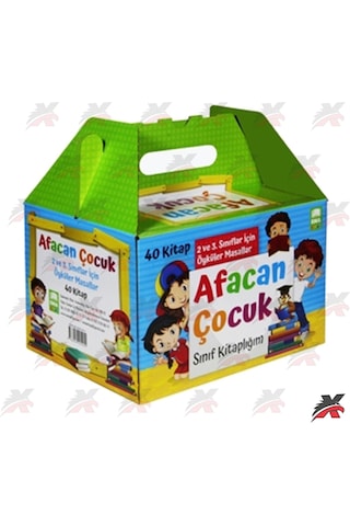 Afacan Çocuk 40 Kitaplık Set 2. Ve 3.Sınıflar Için Hikaye Masal K