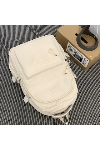 Student Backpack Lightweight Travel Bag Large Capacity Commuter Bag For Men And Women Black