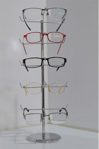 Krom Gözlük Standı Düzenleyecı Organizer 5 Lı Krom