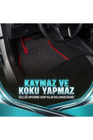 Volvo V60 2018 2025 Araca Özel Eva Oto Paspas Takımı Metal Topuksuz İç Set