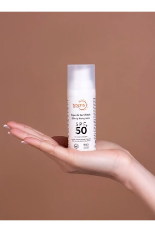 Soltis Organik Sertifikalı Güneş Koruyucu Krem Spf 50+