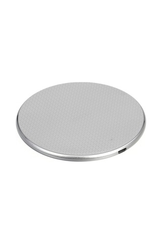 Honmex Alüminyum Alyuminyum Ufo 3d Yüzeyli 10w Hızlı Kablosuz Şarj Cihazı Gri+gümüş - Şarj Kablosu Ve Kullanım Kılavuzu Dahil