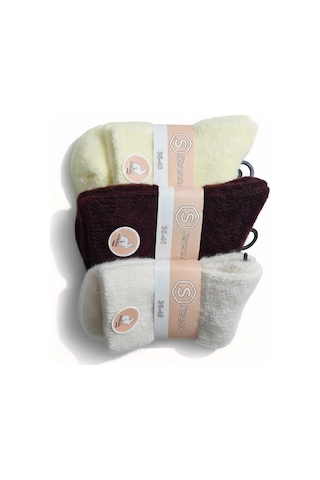 Angora Yün Tavşan Yünü Çorap Asorti 3'lü Set Set 2