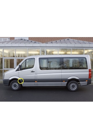 VW Crafter 06-16 Sol Ön Teker Arkası Plastik Kaplama 2E1853535CE