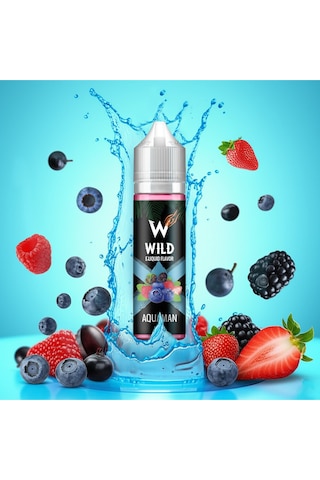Aquaman - Premium Aroma 30 Ml - Yaban Mersini, Ahududu, Frambuaz, Çilek - Likit Tatlandırıcı