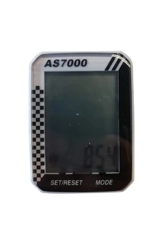 Assıze Assize As-7000 Kablosuz Dijital Unisex Siyah Bisiklet Aksesuar 024 Siyah