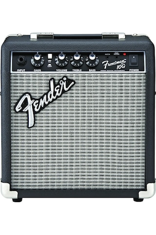 Fender 2311006900 Frontman 10g Elektro Gitar Amfisi 10 Watt Güç Ev Çalışmaları İçin İdeal Overdrive Kanalı Ve Kulaklık Çıkışı