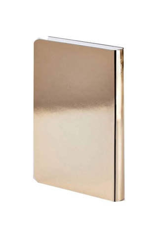 Nuuna Gri Noktalı A6 Defter Shiny Starlet Gold 53245 Gold