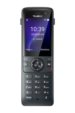 Yealınk Ax83h, Wifi, Dect, Kablosuz Ip Telefon, Siyah, 2.4" Renkli Ekran, Bluetooth, 9 Saat Kon