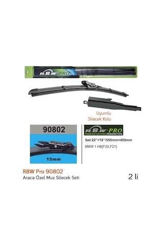 Silecek Süpürgesi 550/450 Mm Aerotwın Bmw 1 Serisi F20/f21 2010 Mercedes Glk 2008