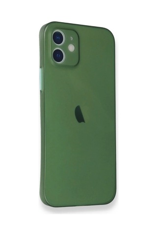Apple iPhone Uyumlu 12 Mini Kılıf Pp Ultra İnce Kapak - Yeşil