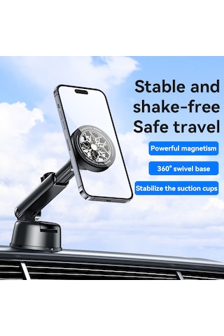 Yesıdo C266 Manyetik Araç Kontrol Paneli Telefon Tutucu Vantuz Dağı Cep Telefonu Standı