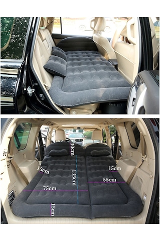 Suv Minivan Şişme Araba Yatağı Kamp Yatağı Hava Kompresörü