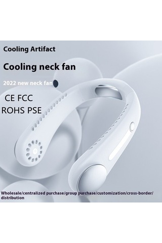 Chaos Bask Yeni Yarı Iletken Soğutma Kanatsız Boyun Fanı Soğutma Buz Açık Taşınabilir Asılı Boyun Klima 7415 Boyun Yok 2 Kollu 500 Adetten Az