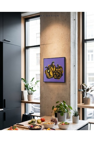 Pepper Club Çerçeveli 3 Boyutlu Kanvas Tablo