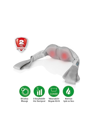 Medısana Shiatsu Med48333 Boyun Masaj Aleti Nmg850 Beyaz - Gri