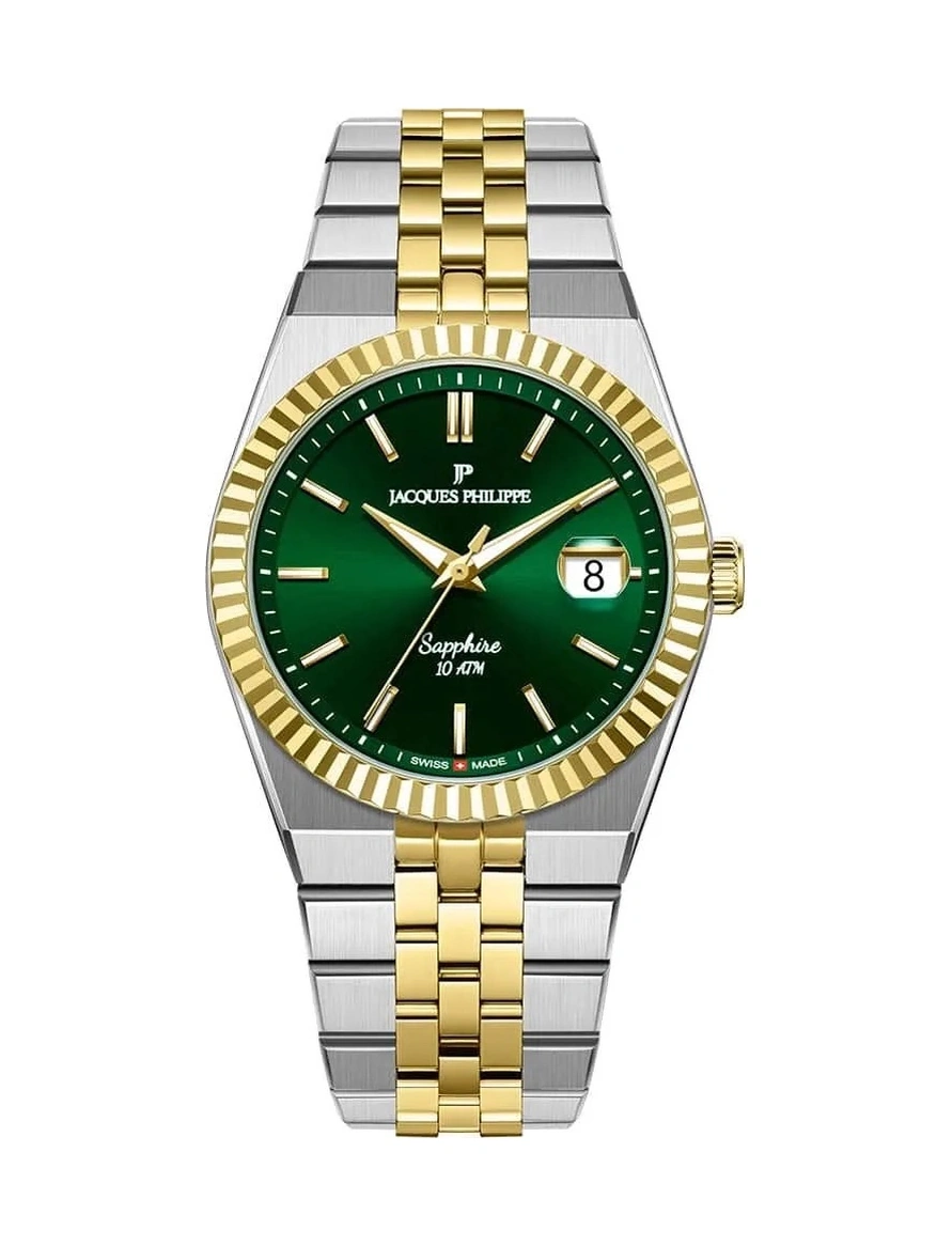 Jacques Philippe Jpqgs10473x8 Erkek Kol Saati Metalik Gri
