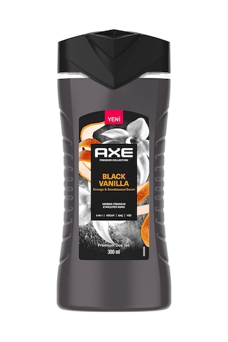 Axe Premium Collection Duş Jeli Black Vanilla 3 İn 1 Vücut Saç Yüz 300 Ml 285 ML