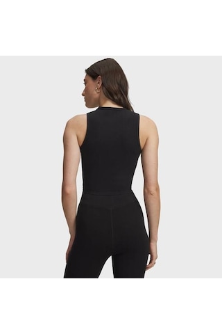 Under Armour Seamless Cotton Hand Kadın Siyah Polo Yaka Tişört