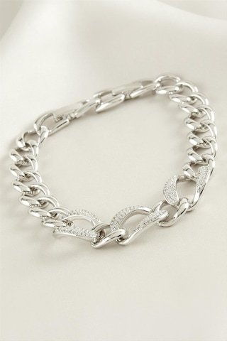 Xuping Oval Zirkon Taşlı Lüks Çelik Bileklik Çok Renkli 22182367