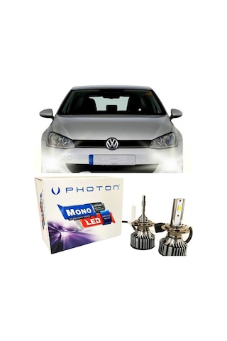 Vw Golf 7 Led Xenon Sis Farı Ampulü H11 Mono Yeni Seri Beyaz 2012-2017