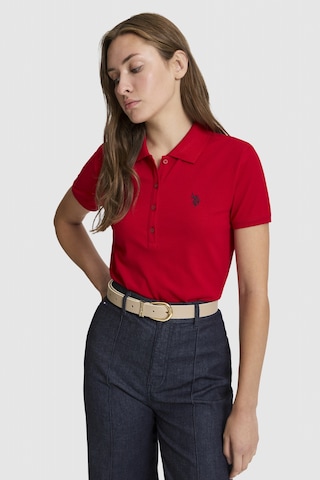 U.S. Polo Assn. U.s. Polo Assn. Kadın Kırmızı Tişört Basic 50321818-vr030 Kirmizi