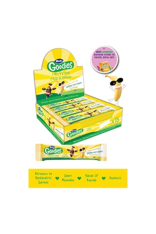 Hero Goodies Muz Kakao Meyve Bar 30g X15