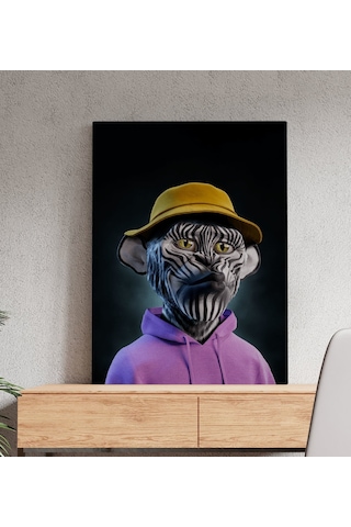 Bk Gift Fantastic Tasarımlı Kanvas Tablo-13 50x70cm Ev Dekorasyonu, Ev Hediyesi Bitmeyencom29895 Bk Gift