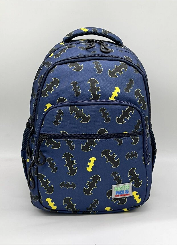 Yarasa Desen Beslenmelik Ve Kalemlikli Çocuk İlkokul Çantası