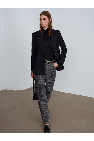 Dilvin 72095 %100 Pamuk Straight Jean-antrasit Antrasit